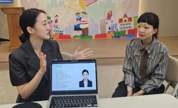 한국어 미디어 AI 교육 멘토링 장면